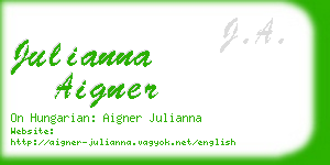 julianna aigner business card